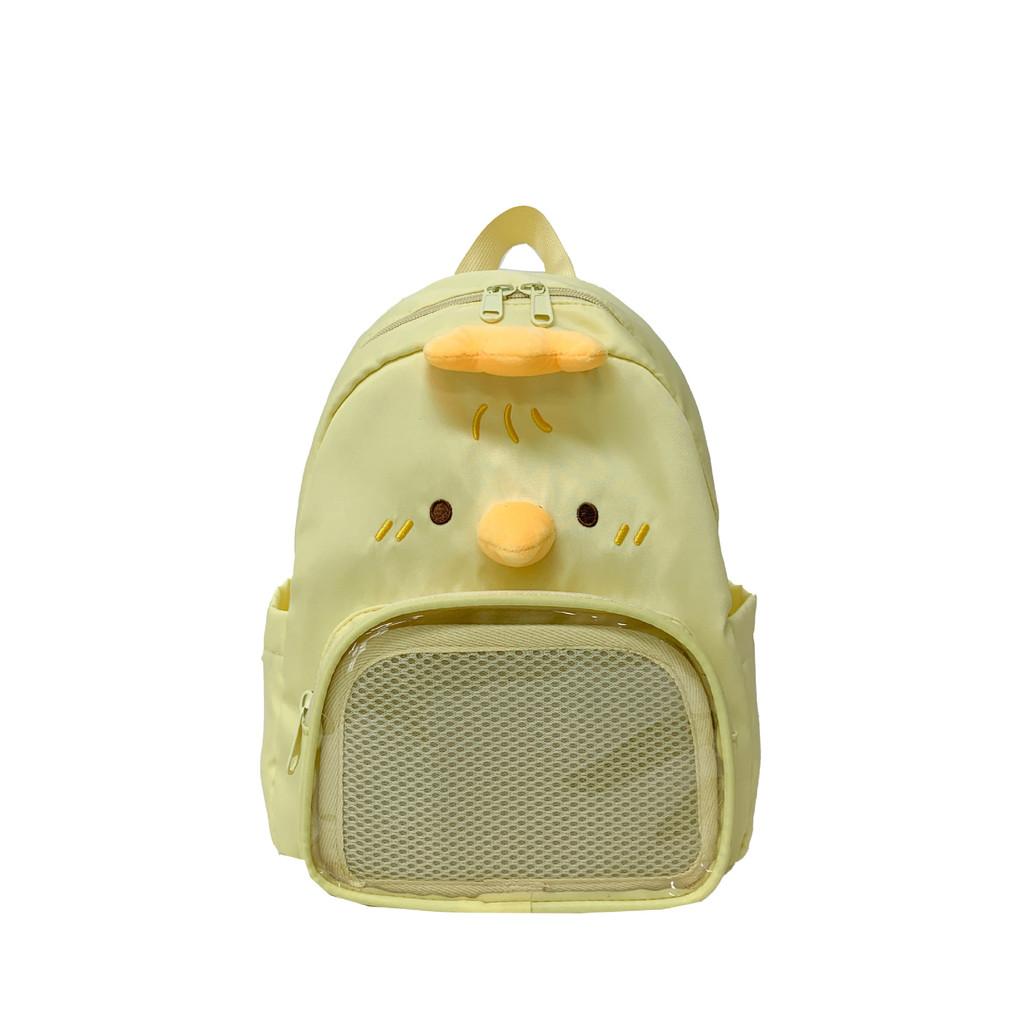 Белка Маленький Мультяшный Цыпленок Холщовый Рюкзак Уличный Милый Итабаг Животное