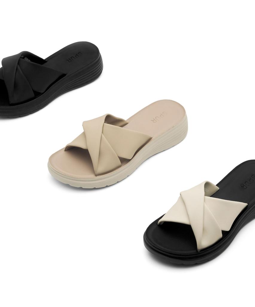 Spur Camille Softly Flatform Sandal 4.5Cm -Us9050 (3Color)