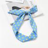 Retro Polka Dot Silk Scarf for Women - Elegant Narrow French Style Tie, Versatile Headband or Bag Ribbon