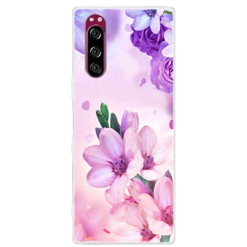 Чехол для Sony Xperia 5 Бампер для Xperia5 Мягкий чехол для телефона из силикона и ТПУ Для Sony experia 5 J9210 J8210 J8270 6.1" Чехлы Мультяшный