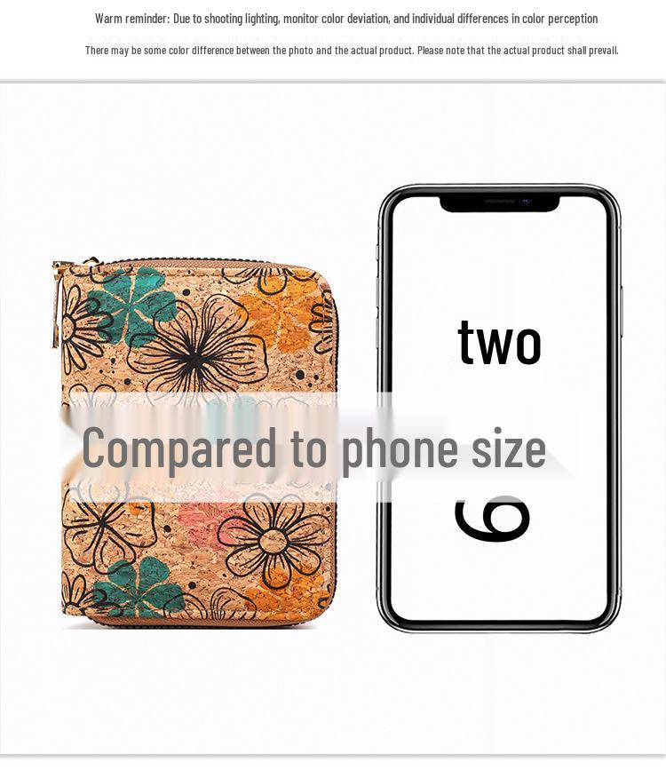 Ретро кошелек в богемном стиле с текстурой дерева: Многофункциональная маленькая женская сумка-картхолдер