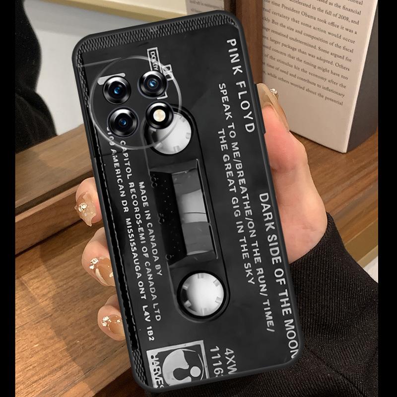 Gold Mix Cassette Tape Case For OnePlus 13T 8T 10T 12R 13R 15 13 12 11 10 OnePlus Nord 5 CE 4 3 Lite N20 N30 Funda