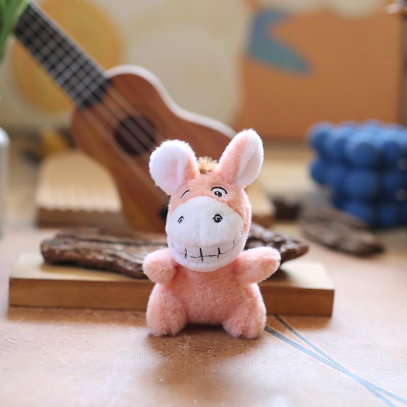 Плюшевый брелок-ослик, мягкая игрушка с набивкой из ПП-хлопка, ультрамягкий шарм для рюкзака для девочек, аксессуары