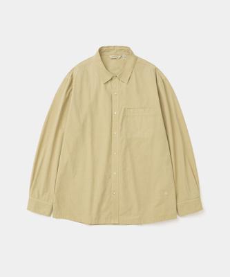 UNIFORM BRIDGE Окрашенная garment dyeing Рубашка Желтая