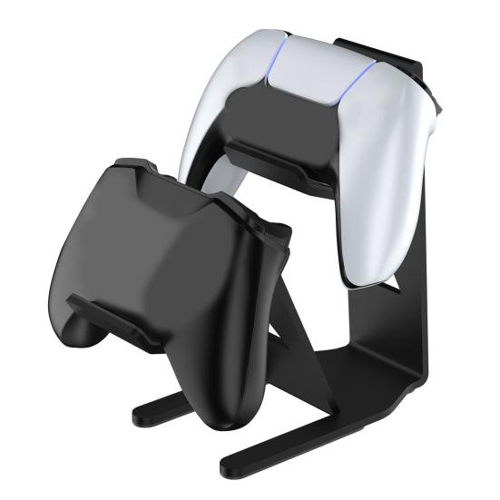 Подставка для геймпада для Switch для PS5 для PS для Xbox Подставка-держатель для геймпада Металлическая конструкция для настольной подставки для контроллера с нескользящими накладками