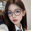 Anti Radiation Cat Eye Glasses for Women Men Aesthetic Glasses Replaceable Lens Eyeglasses Frames Retro Eyeglasses