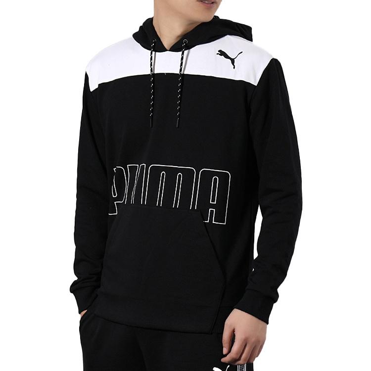 Puma Толстовки Мужские Черные С Капюшоном Умеренная Обычная 844167-51