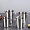 With Scale Stainless Steel Cup 500/1000/1500/2000ML Coffee Latte Cup Milk Tea Brewing