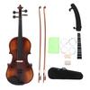 44 Violin Set Matte Wooden Antique Color Violins for Beginners String Instrument Kit AV?508Antique