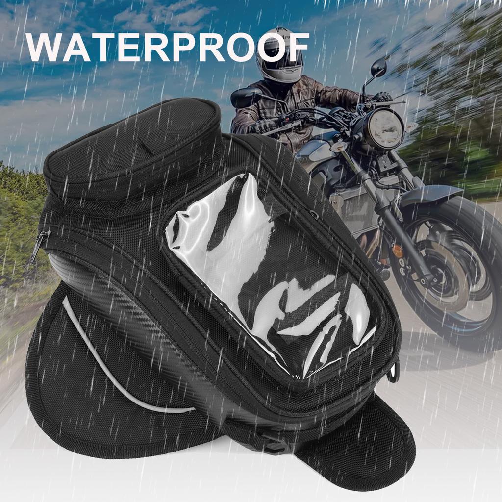 Motorcycle Magnetic Oil Fuel Tank Bag Outdoor Travel Riding GPS Phone Storage Pack Pouch