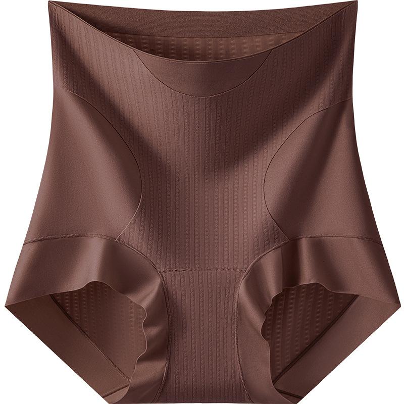 Женские весенние и осенние бесшовные корректирующие трусы с высокой талией для формирования живота, комфортные