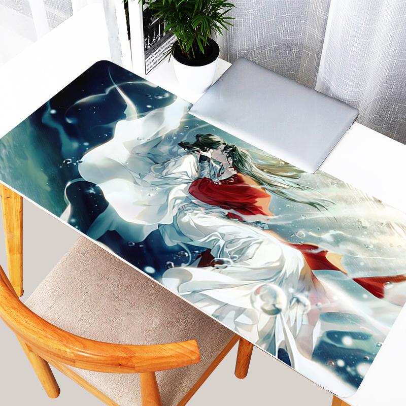Hot Anime Mouse Pad kawaii Gaming Accessories Tian Guan Ci Fu Varmilo Keyboard Pad PC Computer Desk Mat Notbook Rubber Mousepad