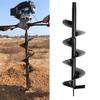Black 120/150/200/250mm 80cm Single Blade Auger Drill Bit Drill Garden Planting Earth Petrol Post Hole Digger Power Tools Accessories
