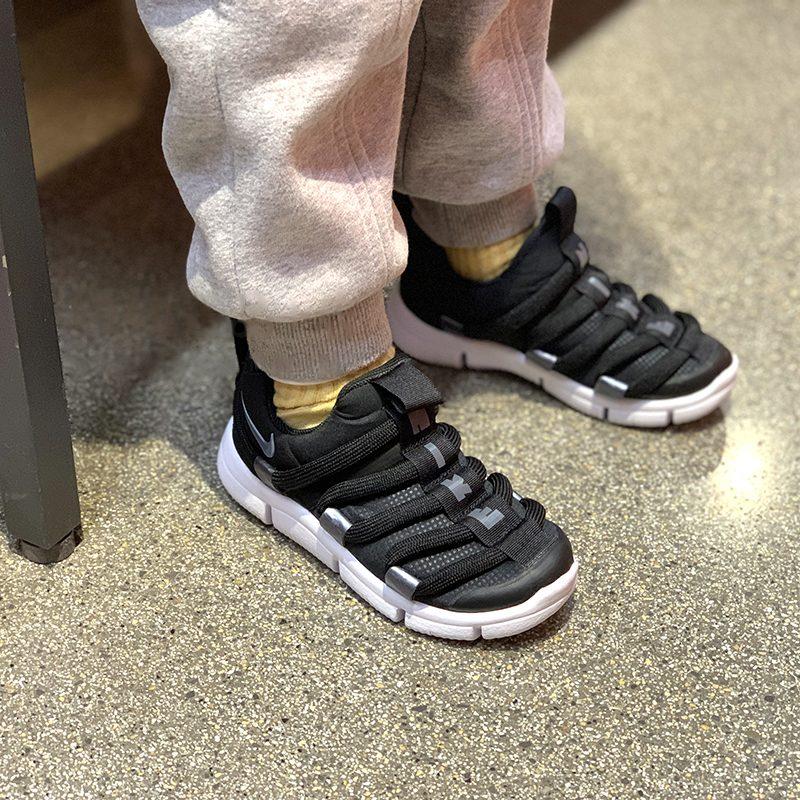 Nike Новинка EP Mid top Спортивные Повседневные Кроссовки Черно-Белые Детские Возраст 3 7 Лет BV0009-001