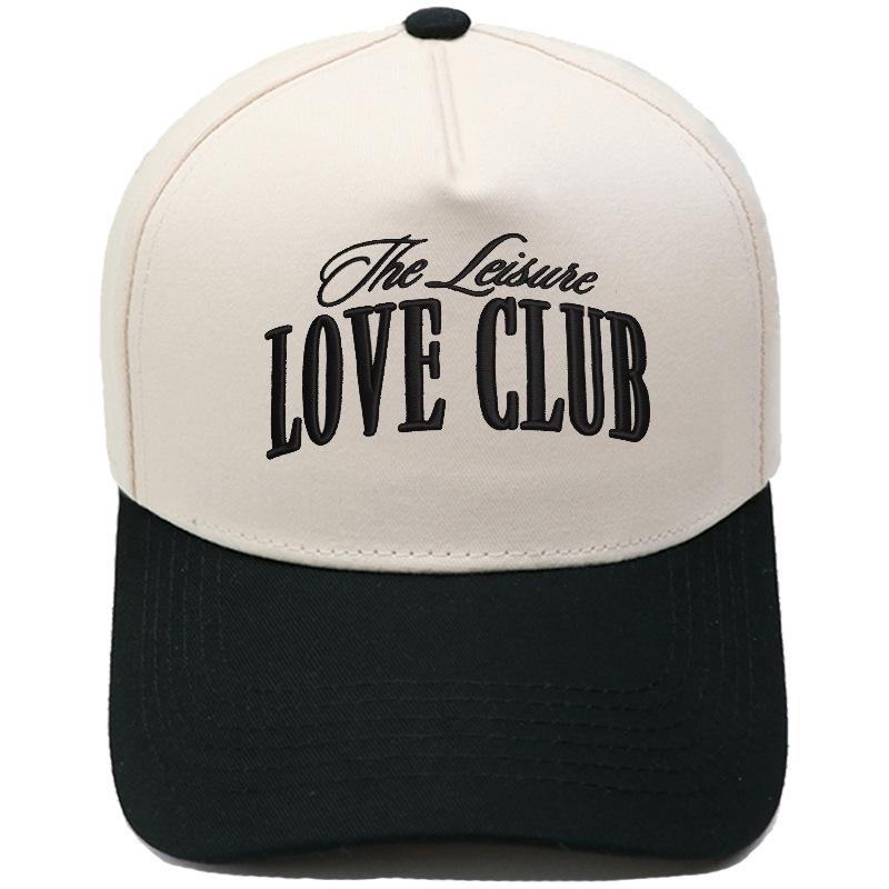 LOVE CLUB объемная вышивка цветовое сочетание кепка водителя грузовика мужская женская пара повседневная солнцезащитная бейсболка