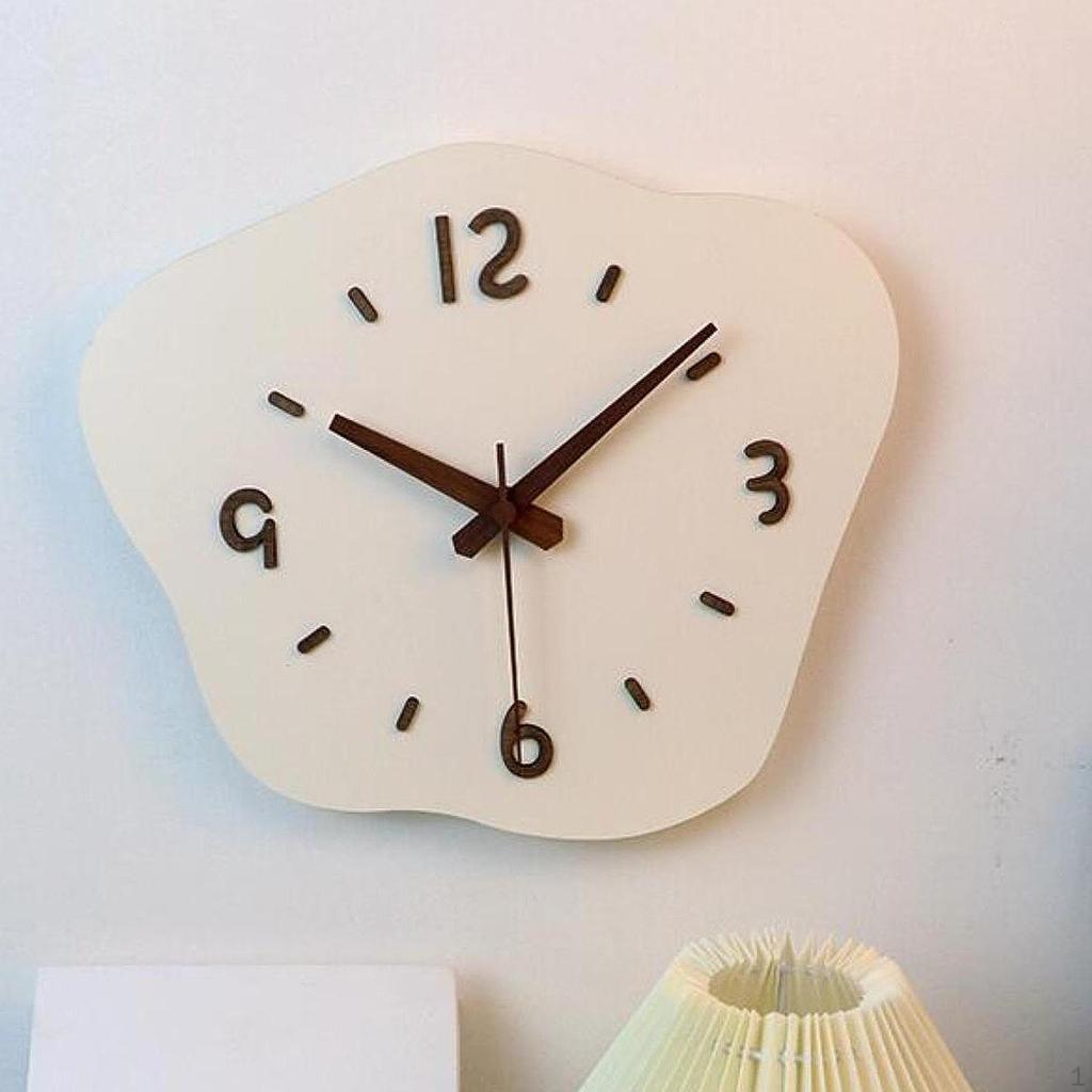 Indoor Wall Clock Home Decor Easy To Use Wear-Resistant Sturdy Silent Hanging Creative