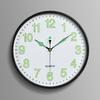 Пластиковые бесшумные настенные часы Креативные модные часы для гостиной Светящиеся с цифровой шкалой Настенные часы 12 дюймов 30 см