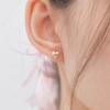 Halden Simple Heart Earrings 6mm (E018_gold)