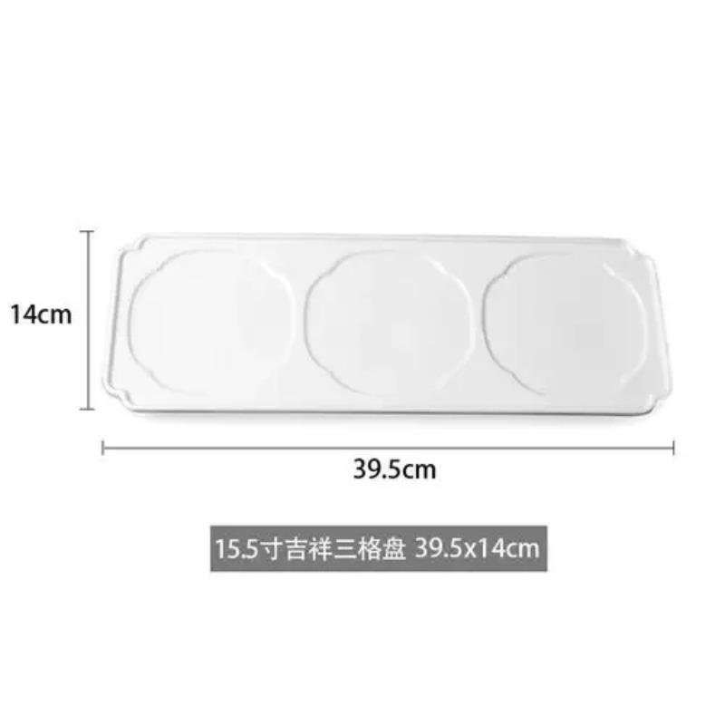 Керамическая тарелка для закусок Послеобеденный чай Белая фарфоровая тарелка для десерта Торт Украшение ресторана Гарнир Домашняя креативная посуда