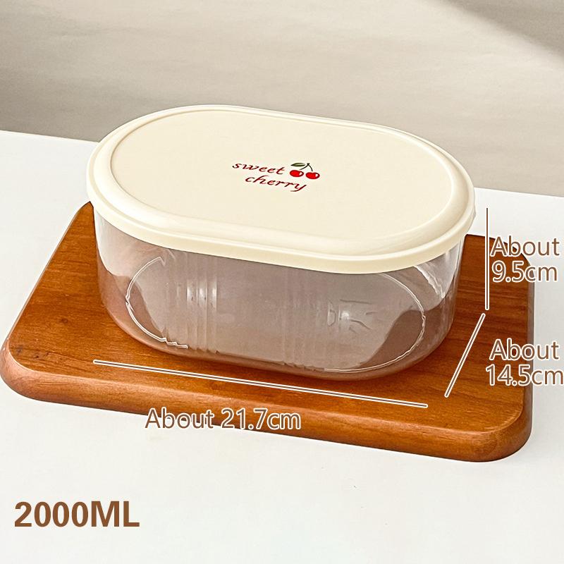 Коробка для хранения тостов, прозрачный пищевой контейнер с крышкой, пластиковый контейнер для холодильника, большая вместимость, коробка для сохранения свежести