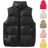 Women's Solid Colour Vest Cotton Canvas Vest Women's Cotton Jacket Top