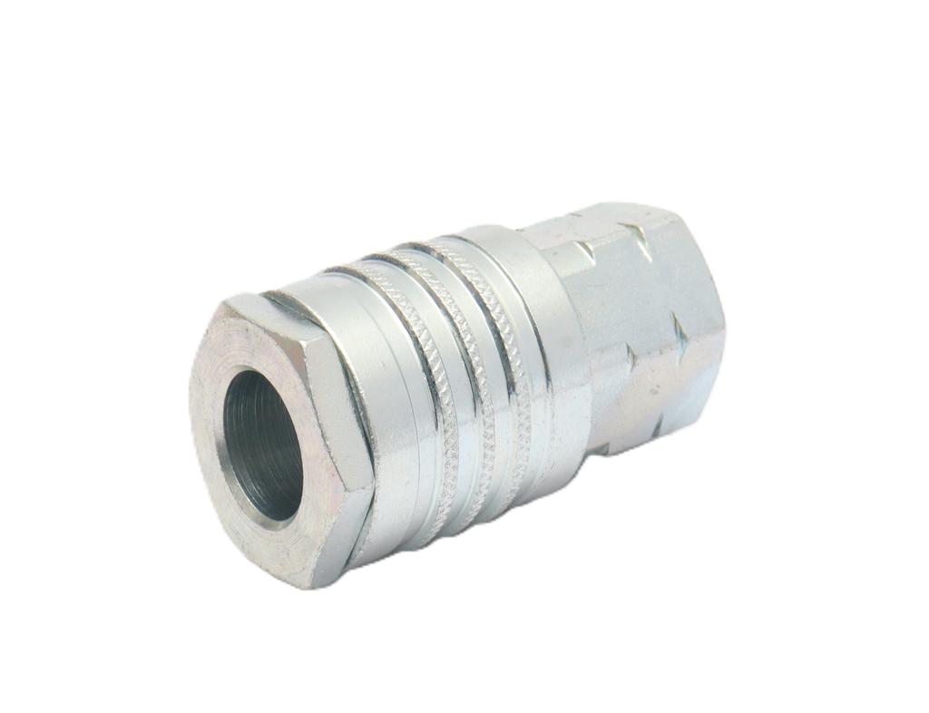 Customized Israel Standard Steel Galvanized BSPT Thread Air Fittings 1/2 Body Size Durable Quick Connect Couplers for Pneumatic