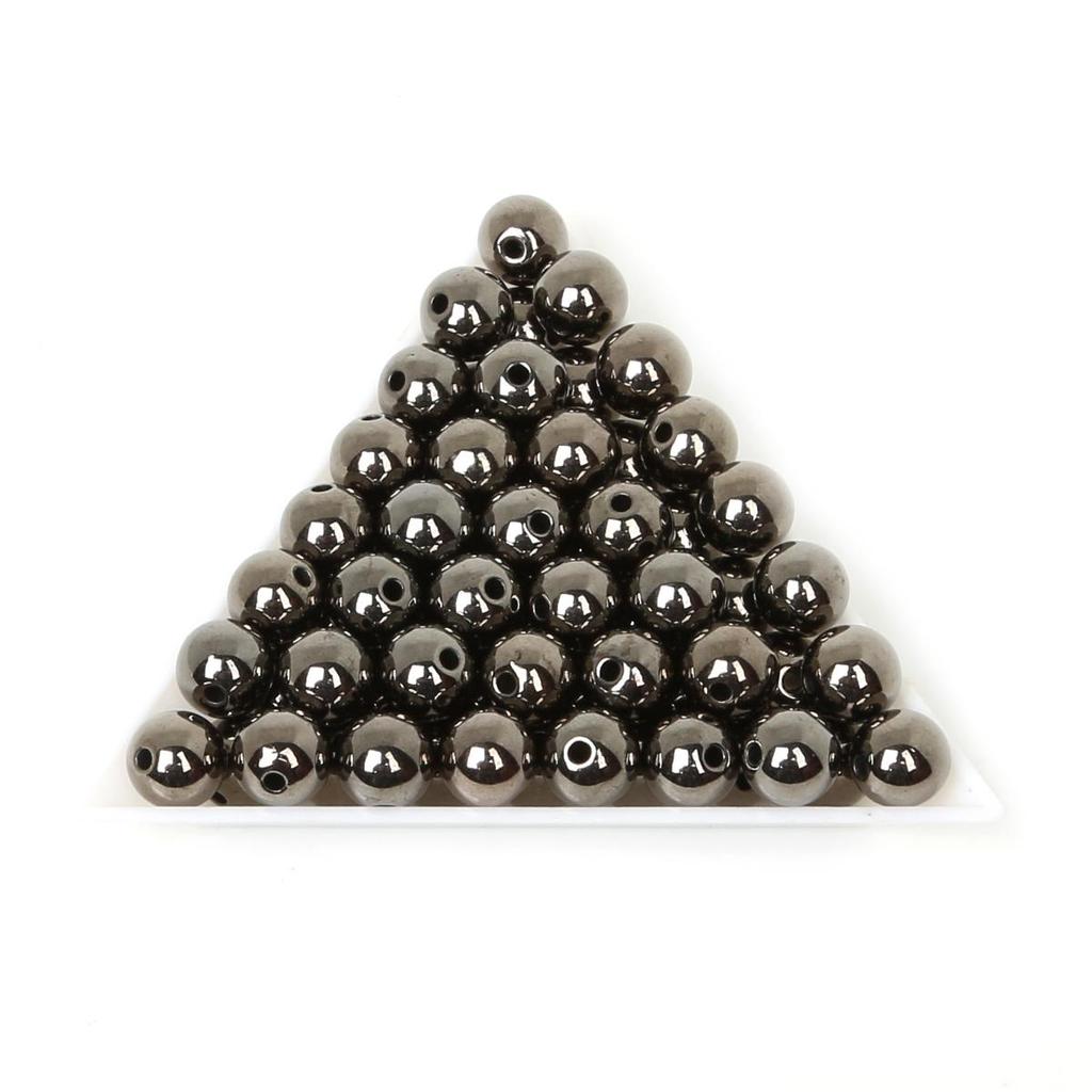 4/6/8/10/12 мм цветные пластиковые круглые бусины для изготовления ювелирных изделий DIY браслет ожерелье серьги