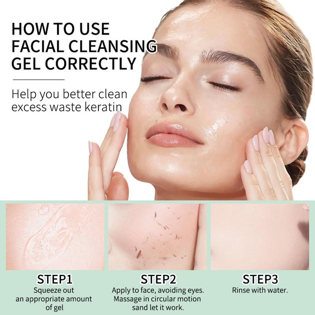 Травяной отшелушивающий гель для лица Очищающий гель Крем для мертвой кожи