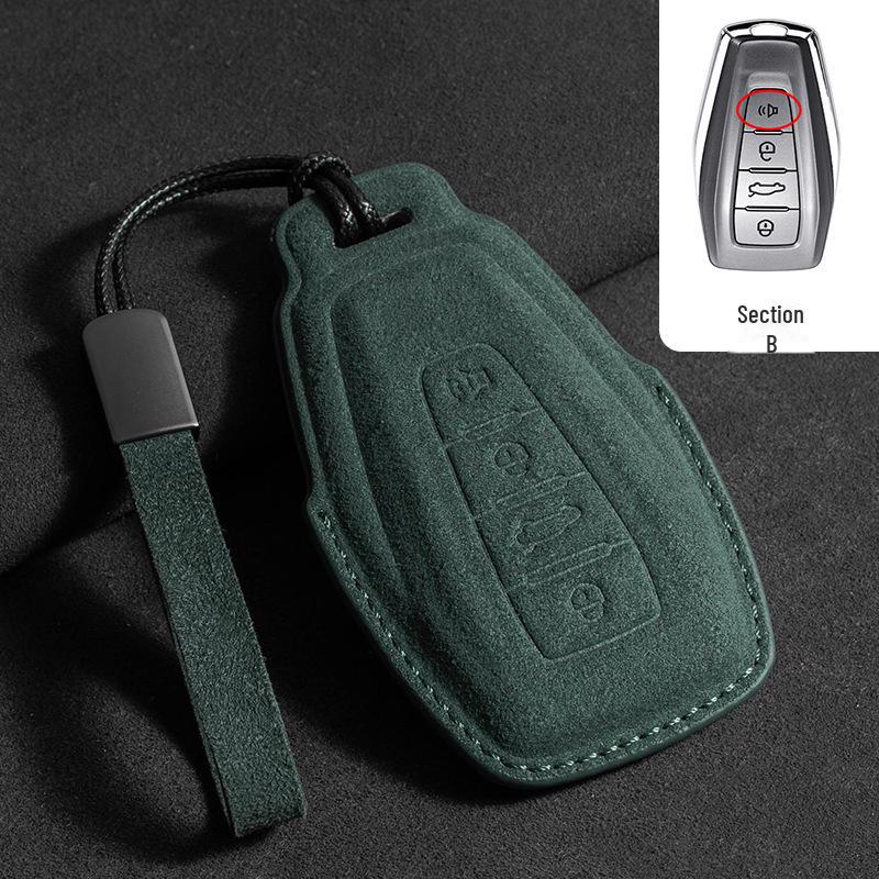 Geely Key Cover for Dihao, Xingrui, Xingyue L, Binrui, Cool, Boyue, Binyue, and GS Models - Unisex Shell Buckle & Bag