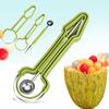 Fruit Ball Scooper Melon Baller Scoop Pulp Separator Stainless Steel Fruit Carving Tools for Cantaloupe Watermelon Kiwi