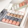 5 Grids Underwear Socks Storage Box Plastic Drawer Closet Organize Sorting Box Divider Desk Accessories Storage Basket