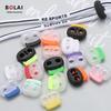 Colorful Plastic Double-Hole Anti-Slip Spring Buckle for Nylon Shoelaces & Backpacks
