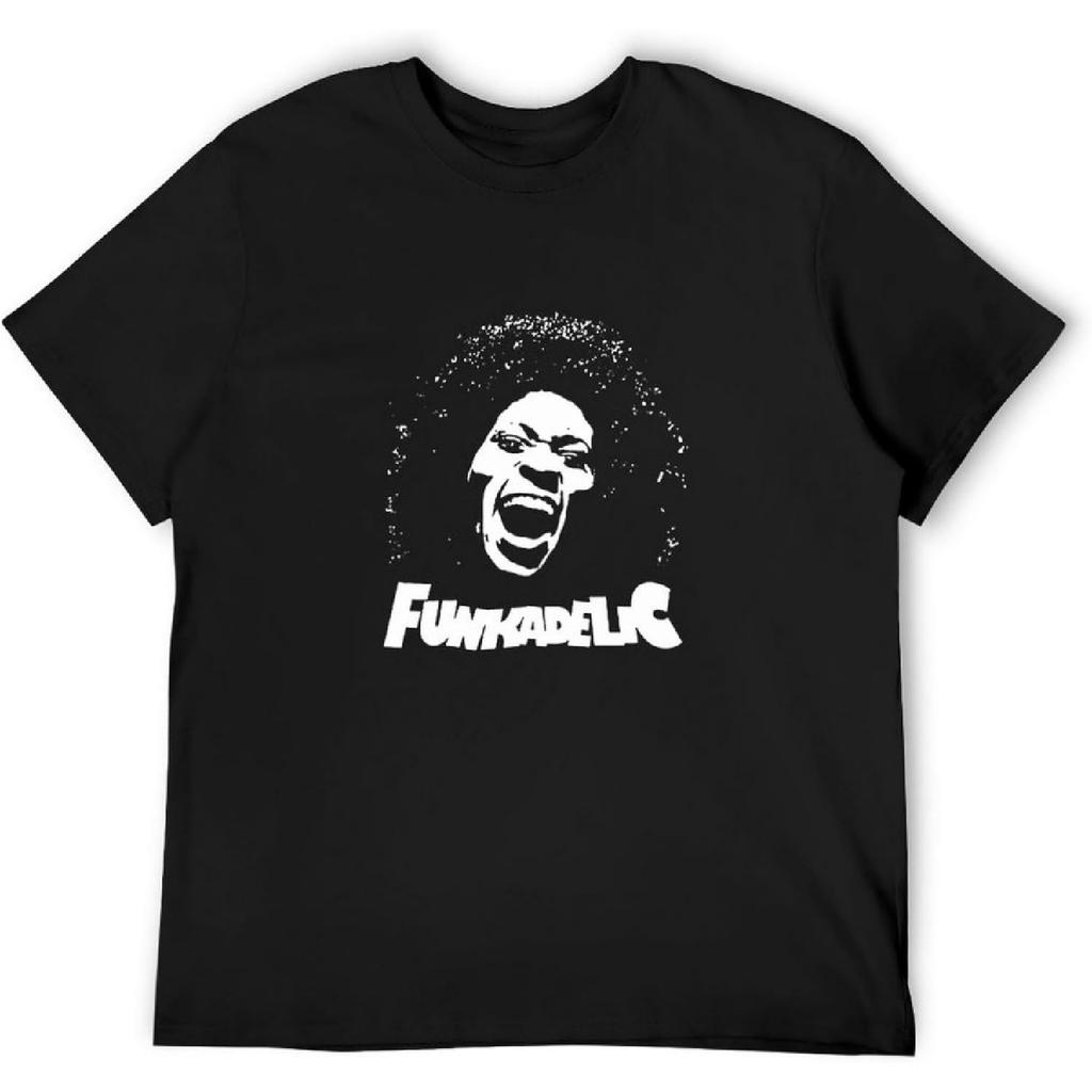 Danshaosu Funkadelic Джордж Клинтон Винтажная Футболка с коротким рукавом Забавный Топ Черный