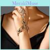 Fashion Alloy Water Diamond Geometric Midi Ring For Women Gift