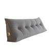 Removable & Washable Leather Velvet Triangle Headboard Cushion Pillow with Soft Lumbar Backrest for Sofa and Dormitory