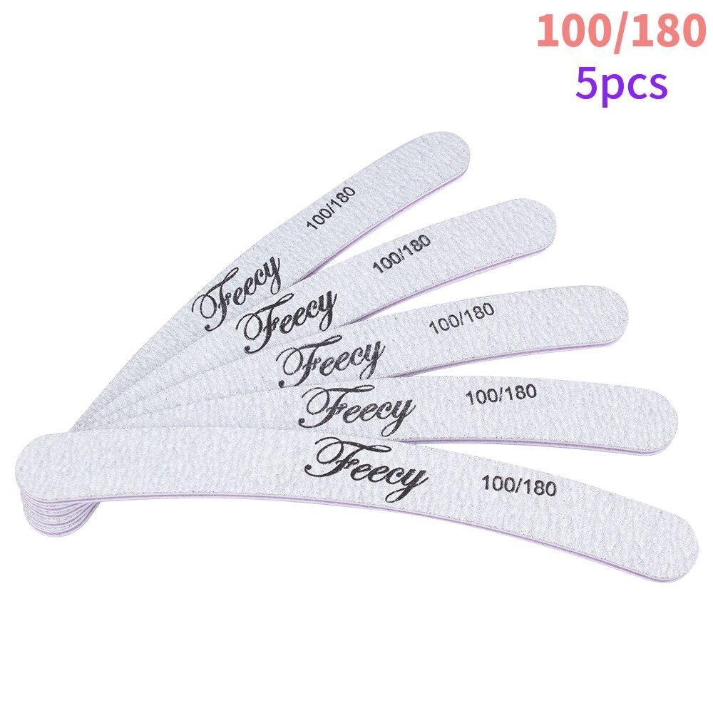 5 шт. пилочки для наращивания ногтей из полимера, гель, моющиеся, грубые, с двойными сторонами, наждачная бумага для акриловых ногтей, наждачные доски, инструменты для маникюрных пилочек