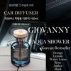 GIOVANNY Корейский автомобильный аромадиффузор Double Edition, 150 мл x 2 шт.
