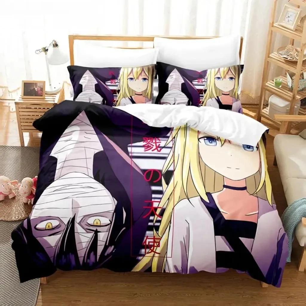 Anime Angels of Death Supplies Set Duvet Cover Set Bedding Sets For Adults Bed With Pillowcases No Filling Luxury Birthday Gifts