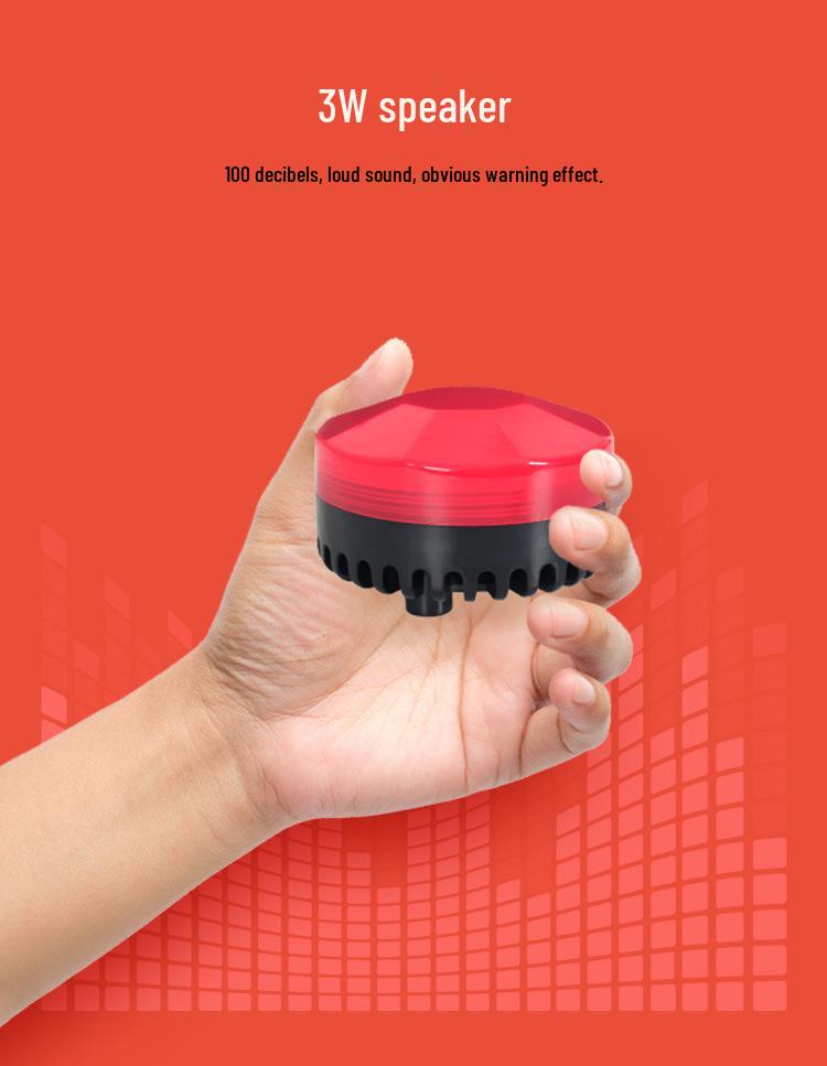 Предупреждающая сигнализация для вилочного погрузчика 12 В/24 В со звуком, светом и голосовым оповещателем RS-485