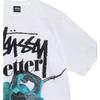 Stussy X Лучший Магазин Подарков Построен Лучше Футболка Двусторонний Граффити Принт Круглый Вырез Короткий Рукав Футболка Унисекс Топы Белый 3903831