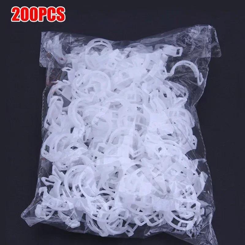 Горячие Клипсы для Растений Поддержка Многоразовые Пластиковые Соединители Фиксация Плети Стебля Томата Прививка Овощных Растений Садовые Инструменты