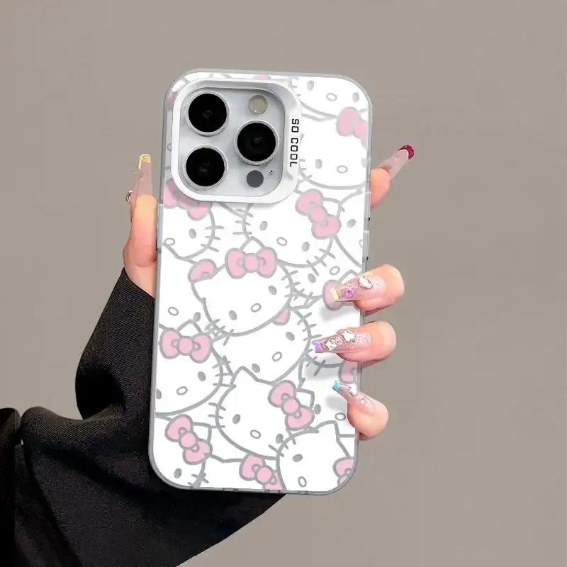 Милый ремешок Hello Kitty Чехол для телефона для Xiaomi Redmi 15 15C 14C 13C 12C A5 12 Note 14 Pro 13 12 Pro Plus 11 11S 4G 5G Корпус