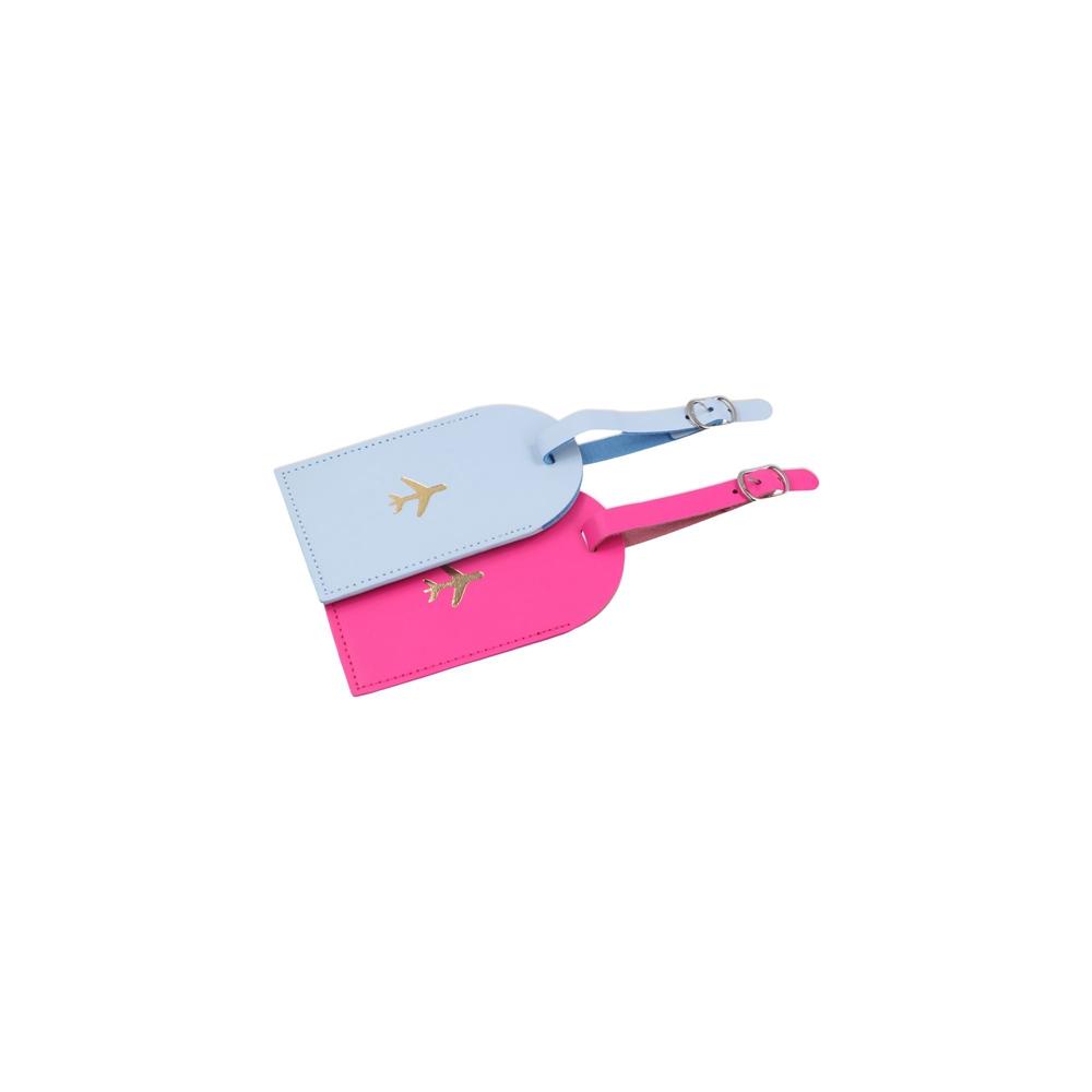 Colorful PU Luggage Tag Boarding Pass Information Card Portable Baggage Name Tags Women