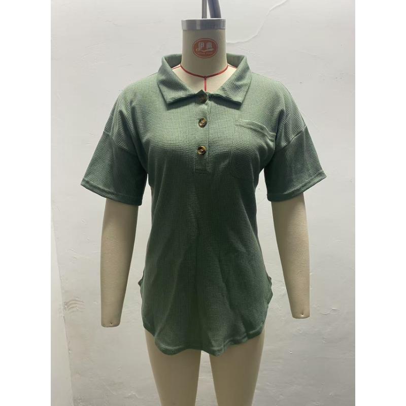 Европейская Американская Мода Весна Лето Футболки Популярные Вязаные Рубашки Топы