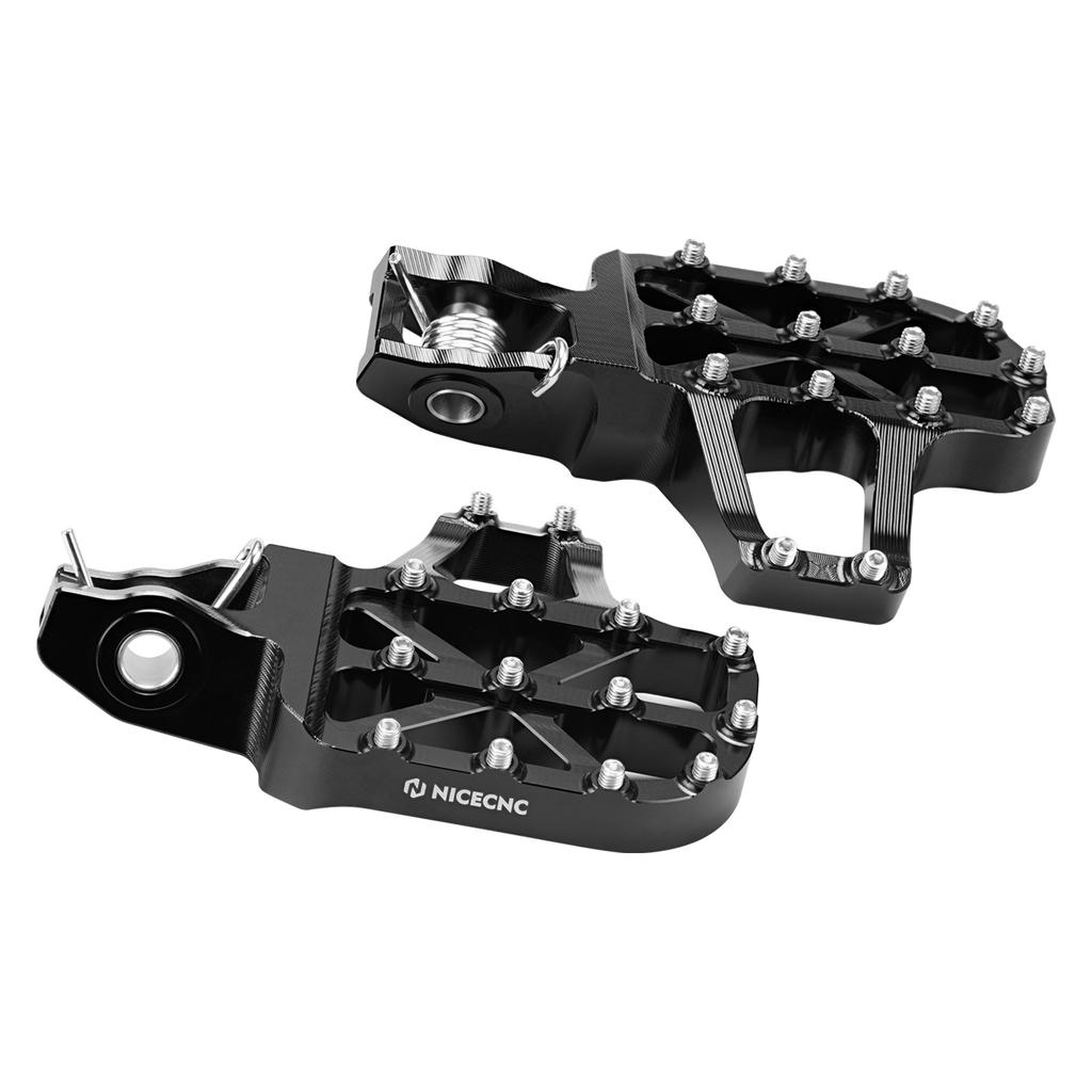 NICECNC Electric Bike Foot Pegs Footrests 6061-T6 Aluminium CNC-machined Accessories Purple For Stark Varg EX MX SM 2024-2025