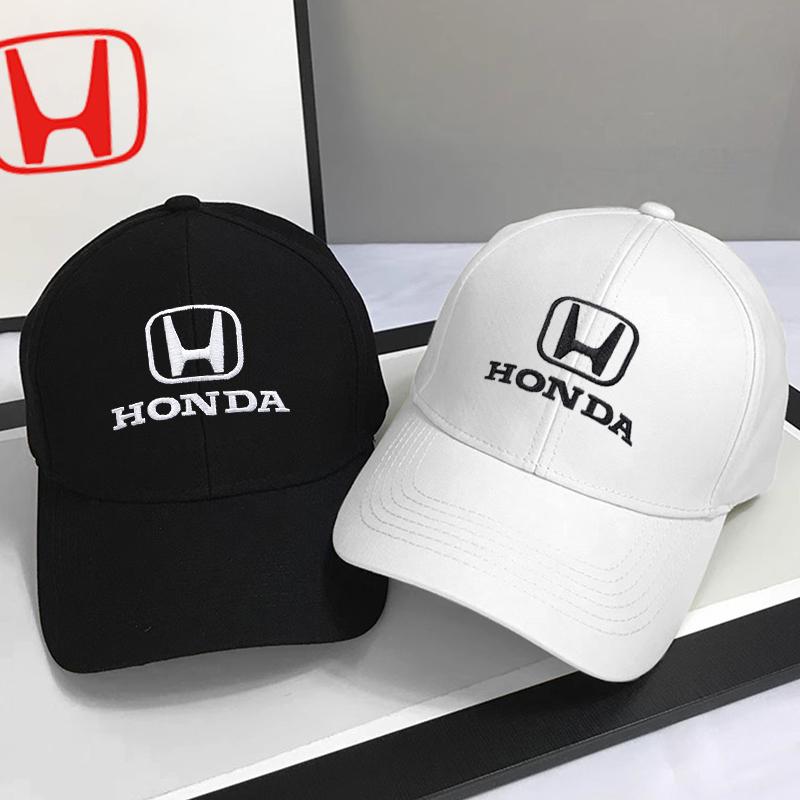 Car Emblem Honda Embroidery Snapback Baseball Cap Summer And Spring Autumn Outdoor Sports Adjustable Sunscreen Hat Casual Hats akn256