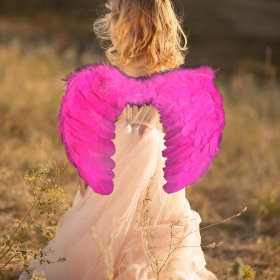 Костюм для косплея для девочек из перьев ангела и феи ручной работы для танцевальной вечеринки для взрослых