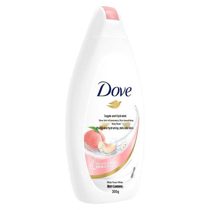 DOVE Освежающий гель для душа с белым персиком и белым чаем