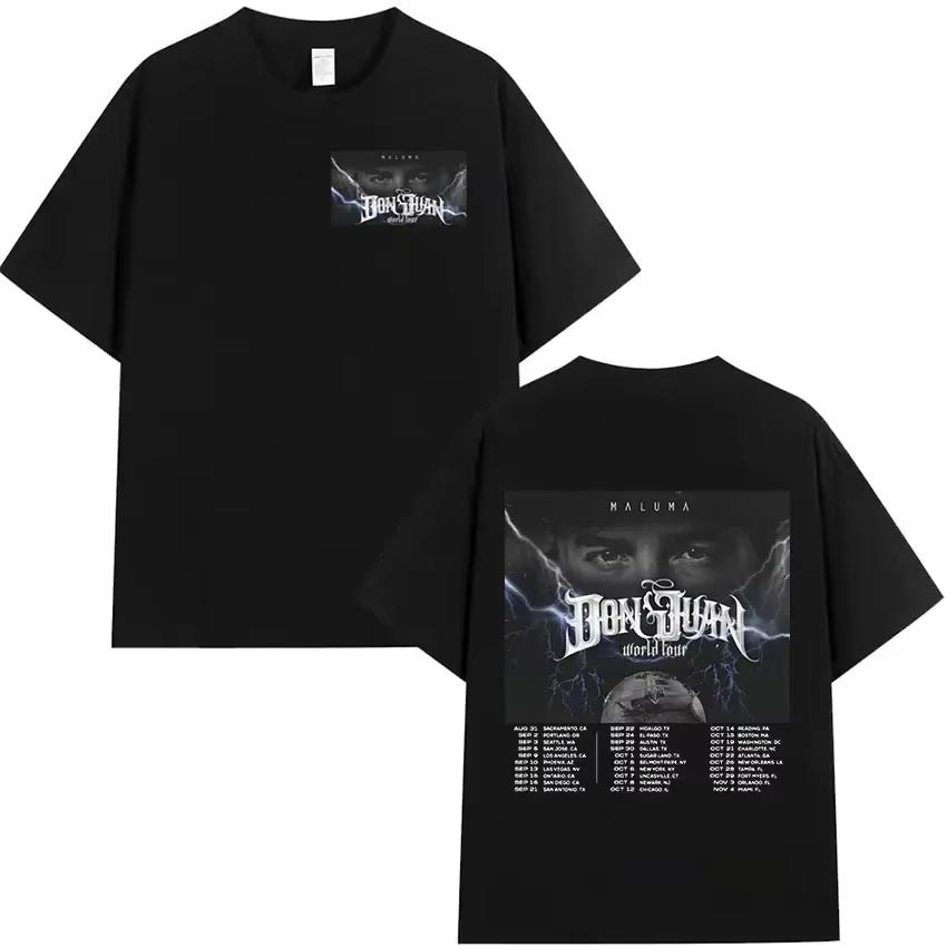 Rapper MALUMA 2026 Album Graphic T Shirt Mens Women Hip Hop Retro Style Short Sleeve Tshirt Fashion Tees Streetwear