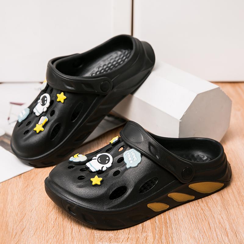 Унисекс 36~45 Модные летние сабо с пряжкой для мужчин и женщин Дизайнерские пляжные сандалии на платформе для отдыха на открытом воздухе Тапочки Шлепанцы Обувь для поваров и сада